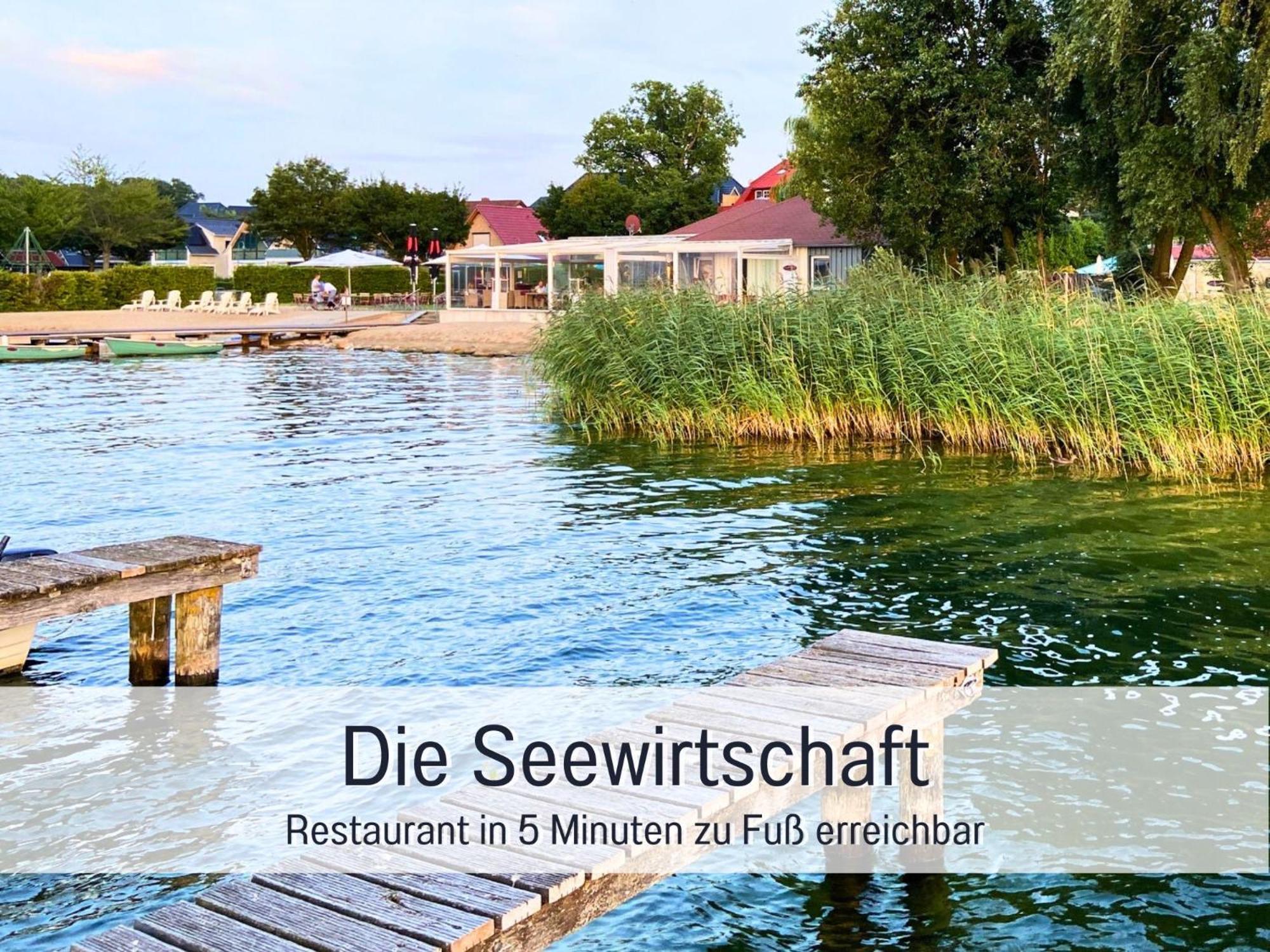 Strandhaus Mathea - Ruhige Lage Direkt Am Fleesensee - Parkplatz, Kamin, Sauna - Familienfreundlich Unter Gohren Exterior photo